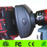 High Power Zoom Led Headlight,Speed Focus Led Headlamp With 1 CREE LED,Red Warning Light Front Light