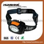 adjustable 4 white led 3 red led head lamp