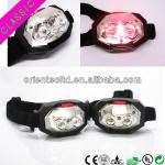 2 led promotional head light with red alarm functon-OT-H802-1R