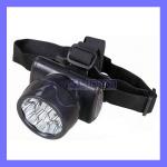 Highlight 9 LED Headlamp with Belt AAA Head LED Lamp