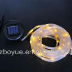 18&#39; Solar Powered LED Rope Light, LED Solar Path Rope Light. Christmas Decoration Path Light. IP44