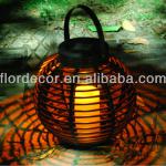 Promotional Cheap Plastic Solar Rattan Light,Solar Candle Lantern, Garden Decoration Lanterns For Candles SO8983