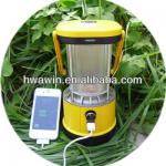 Solar lantern with cell phone charger