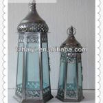 High quality table lantern with antique finish