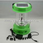 Solar LED lantern with FM/AM radio and mobile phone charger