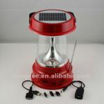 NEW AM/FM Radio Solar Camping Lantern with Phone Charger