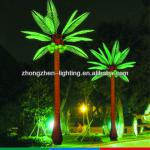H:6M Green led outdoor lighted palm tree