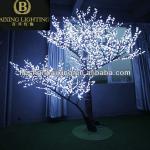 H:3m White Decoration Christmas with CE/ROHS Led Cherry blossom tree light