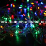 100L LED Christmas Lights Multi-Color with Clear Cable