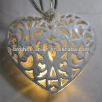 Metal Heart shape LED light Chain