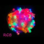 LED String Ball Lamp Light 25m Outdoor Waterproof 220V/110V multicolor mini Globe Decoration Light for Xmas Party