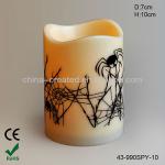 PLASTIC CANDLE LIGHT WITH DIFFERENT PICTURE ON SURFACE-43-990SPY-10