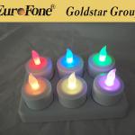 Multi-color automatic lighting candle rechargeable led candle