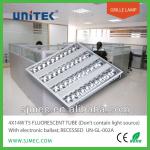 4X14W T5 Recessed Grille Lamp Light