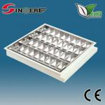 T8/T5 4*18w fluorescent louver office Recessed grill fluorescent electric light 595x595 t8