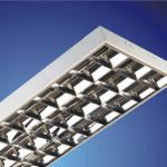 Hot saling 3*40W unfold instal Grille Lamp mirror louver lighting for t-shirt fluorescent lighting