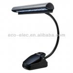 Flexible Music Stand LED Desk Lamp With Clip and 9 LED Bulbs