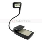 Unique Mini Clip-On Flexible Bright LED Book Light Reading Lamp For E-Book Reader Kindle3 4