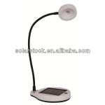 Hot selling New portable solar gooseneck desk lamp