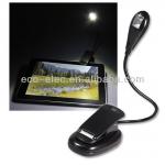 Flexible Gooseneck LED Rechargeable Book Light Reading Light With Clip For eBook Tablet PC MAC