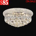 Home Bedroom Decorative Modern Gold Crystal Ceiling Light