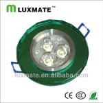 3W 260lm Crystal Round Ceiling LED Light