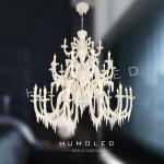 H1264/15+10+5 - New handmade and indoor decorative polyester chandelier lamp