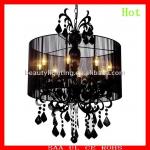 2013.2 Black Fabric Crystal Lamp (443-8H)