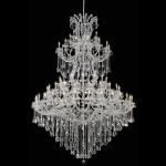 The glass clamp arm Crystal chandelier