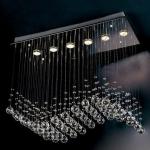 cheap newest wholesales wave shape modern dining room crystal chandelier lightings from china ETL82022