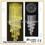 optic fiber decoration lighting OFC-012 drop 2M in length crystal chandelier-OFC-012