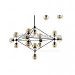 Beautiful modern blown glass chandelier/pendent light
