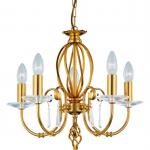 Classic european chandelier/pendant brass light fixture