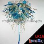 Colroful light hotel decoration led chandelier