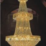 For hotel restraurant lobby large crystal chandelier