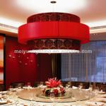 modern red hotel chandelier made in china