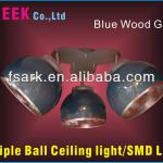 Triple Ball 3*9W LED Ceiling Light with Adjustable Angle