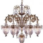 antique aluminium crystal chandelier
