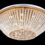 Luxury crystal LED ceiling lamps in residence