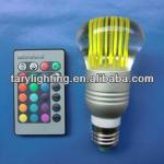 RGB led crystal bulb for new design in crystal lighting