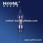 E27 3W BENDED-TIP LED BULB CANDLE LIGHT