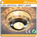 2013 latest recessed led crystal spotlight with CE&amp;Rohs multicolor