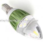 E14 led candle bulb 3W with crystal