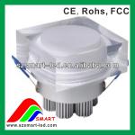 Luxury 1W surface mounted square downlight led