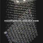 New model LED Clear Crystal Hanging Light hot sale