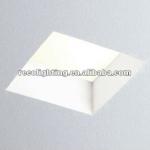 2x18W trimless square polycarbonate compact fluorescent downlight fixture