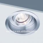 Good luminous MR16 adjustable halogen downlight 50W hotel downlight fixture / halogen light