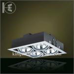 4x50W G53 Square Steel Recessed Downlight