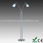 Metal Pedestal Standing Modern Floor Lamp with Halogen Bulbs (F6004-2)-F6004-2