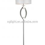 Modern handpainted floor lamp silver color, guzhen lighting factory